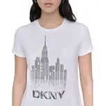 TRIČKO DKNY S/S CITY SCAPE HOTFI WHITE