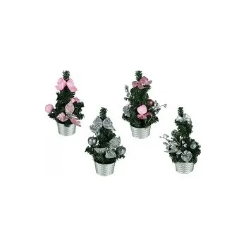 Vánoční stromek Vánoční stromek s dekorací 17cm KG950014