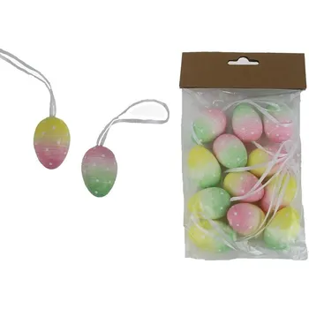Velikonoční dekorace Velikonoční vajíčka, 12 ks X6817