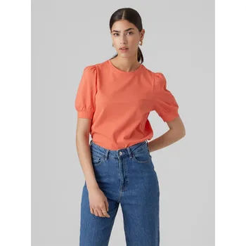 Dámská móda Tričko Vero Moda Georgia Peach 1074420 10 (S)