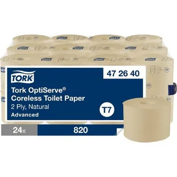 TORK 472640 bezdutinkový toaletní papír advanced /24 ks v kartonu/ T7 počet vrstev 2