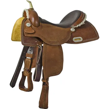 Pool's Sedlo westernové Rawhide Pool's, barelové, oliato Velikost posedlí: 16", Šířka komory: QUARTER