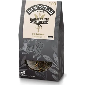 Čaj Hampstead Tea London BIO Černý sypaný čaj Darjeeling, 100 g