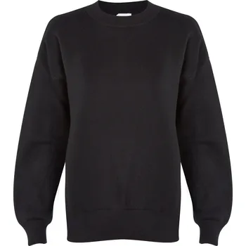 Dámský svetr Kašmírový minimalistický top HOGO černý XL / Černá