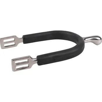 Vybavení pro jezdce Q-essentials Šporny s gumou Q-essentials, dámské, více velikostí, černé 15 mm