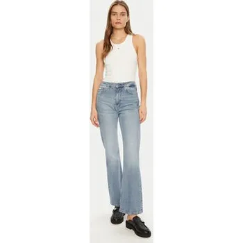 Dámské džíny Calvin Klein Jeans Jeansy Authentic J20J225001 Modrá Bootcut Fit 28_30