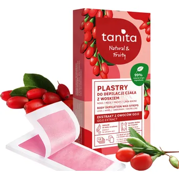 Přípravek na depilaci a epilaci Tanita Pásky voskové na tělo s extraktem z Goji 12ks