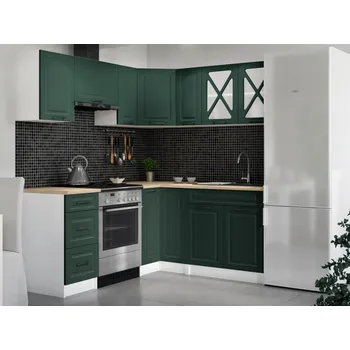 Kuchyňská linka Rohová kuchyňská linka ASTRID 190x170cm - Green