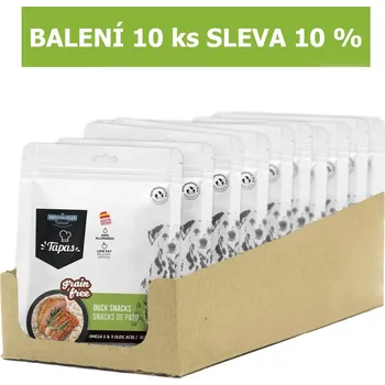 Pamlsek pro psa Mediterranean Natural Tapas Snack Dog Duck GF 150 g ( 10 ks) SLEVA 10 %