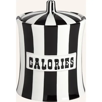 Dóza na potraviny Jonathan Adler Úložná Dóza Vice, černá / krémová