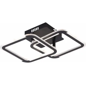 LED stropní svsvítidlo SQUARE2 Black 30W CCT + dálkový ovladač