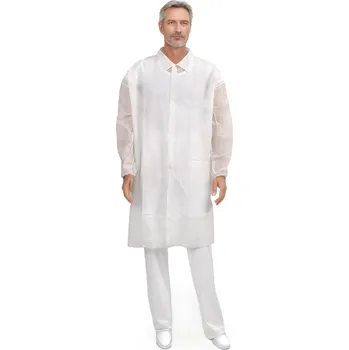 Zdravotnický plášť 2P Servis Plášť návštěvnický Blouspo 30g Bílá 3XL