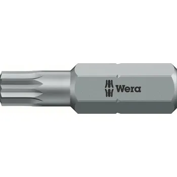 Bit Wera 860/1 XZN M10 x 25 bit s více hranami M10 nástrojová ocel extra tvrdé, legováno C 6.3 1 ks