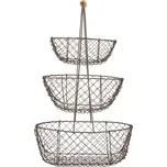 Clayre & Eef - Kovový stojan s košíky 6Y5722