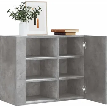Komoda vidaXL Nástěnná skříňka 75 x 35 x 60 cm kompozitní dřevo [848426] Barva: Betonová šedá