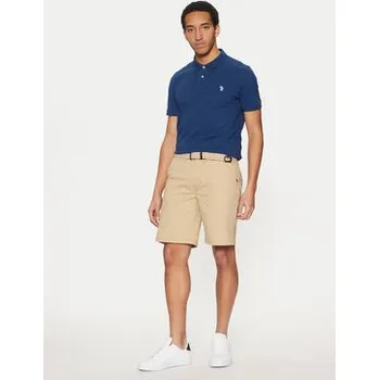 U.S. Polo Assn. Šortky z materiálu MUP3338 Béžová Regular Fit 30