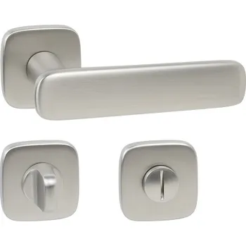 Dveřní kování RK.C6.STROMBOLI.WC.NIMAT klika na dveře WC Satén