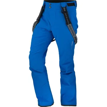 Pánské kalhoty Northfinder Pánské lyžařské softshellové zimní kalhoty s kšandami LOXLEY, modrá, S