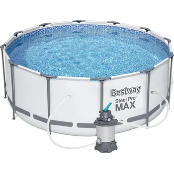 Bazén Bestway Bazén Steel Pro Max 3,66 x 1,22 m s pískovou filtrací Standard EVO