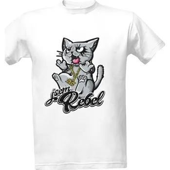 Pánské oblečení Tričko s potiskem JSEM REBEL pánské