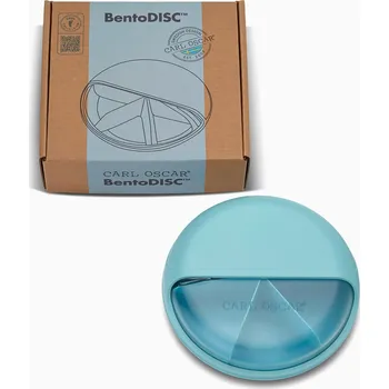 Svačinový box Carl Oscar - BentoDISC™ svačinový disk velký - modrý