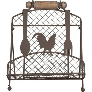 Věšák Clayre & Eef - Kovový stojan na kuchařku 6Y5708