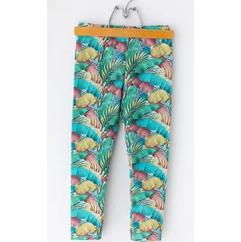 Dívčí legíny Lily Grey leaves velikost: 110