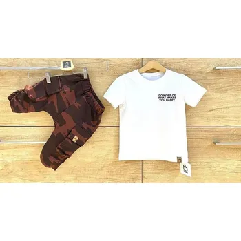 Chlapecké kraťasy Chlapecké kapsáčové kraťasy maskáčové hnědé velikost: 92/98