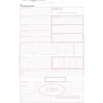 Tiskopis CMR copy 3 listý 100ks/bal vnitrostátní