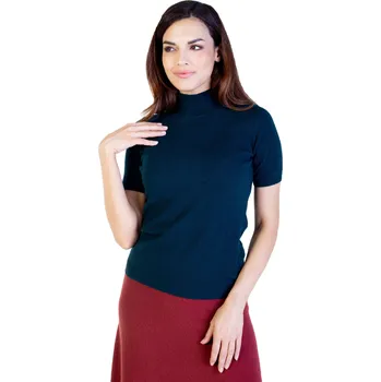 Dámský svetr Duuree.cz Kašmírový svetr Julia Barva: Tmavě zelená, Velikost: M