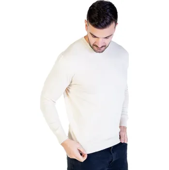 Pánská mikina Duuree.cz Pullover s kulatým výstřihem Rodrigo Barva: Krémová, Velikost: L