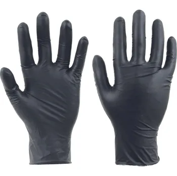 Vyšetřovací rukavice PROFOD s.r.o. Rukavice jednorázové PD-BLACK nepudrované nitril 100ks 10 XL