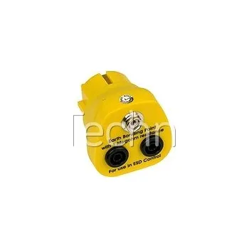 ESD Zemnicí box do zásuvky, evropský plug, 1 x 10mm patent, 2 x 4mm - 100105256