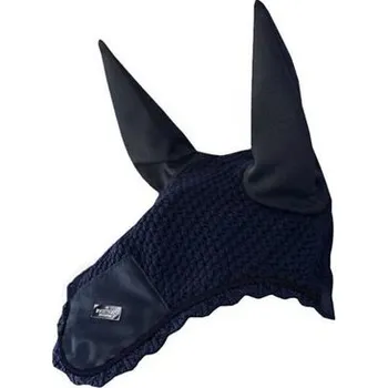 Vybavení pro koně Čabraka na uši Equestrian Stockholm Plain Navy Silver