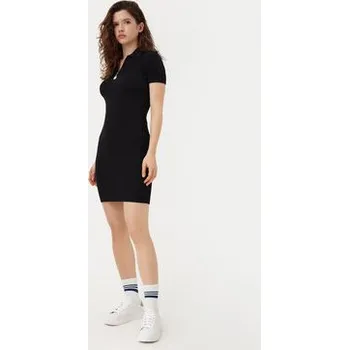 Dámské šaty HUGO Úpletové šaty Sholerdi 50532239 Černá Regular Fit XXL