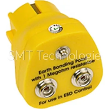 ESD Zemnicí box do zásuvky, evropský plug, 2 x 10mm, 1 x 4mm patent, - 100105258