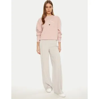 Pánské oblečení Tommy Hilfiger Mikina Modern Script WW0WW43844 Růžová Regular Fit XL