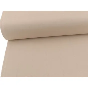 Mirtex Tkanina TABLE 200/155 Béžová Panama kostka 55mm šíře 150cm Zbytková metráž