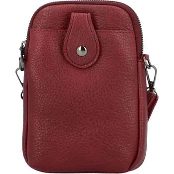 Kabelka Trendy dámská koženková crossbody kapsa Asirys, vínová