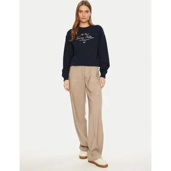 Pánská mikina Tommy Hilfiger Mikina Modern Script WW0WW43844 Tmavomodrá Regular Fit M