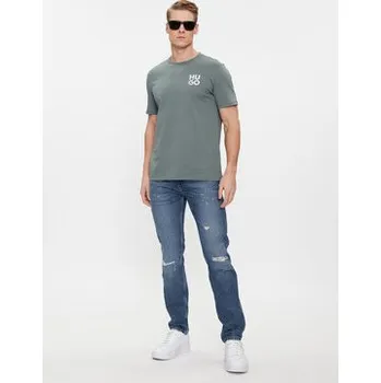 Pánské džíny Hugo Jeansy Hugo 708 50507479 Modrá Slim Fit 33_34