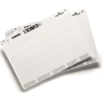 Samolepící etiketa Štítky pro SCANFIX, C-profily a LABELFIX, bílá, 200 x 17 mm, 100 ks, DURABLE 800002