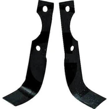 Pracovní nůž Frézovací nůž levý zahnutý 185 x 50 mm vhodný pro Agria půdní frézy, rotavátory