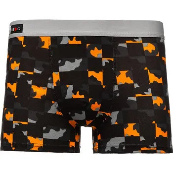 Boxerky Oranžové pánské boxerky Bolf 1BE759 - 3XL