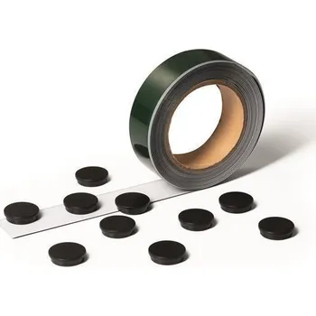 Lepicí páska Kovová páska, bílá, 3,5 cm x 5 m, samolepicí, s 10 magnety, DURABLE 171702