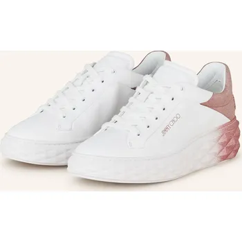 Dámské tenisky Jimmy Choo Dámské Sneakersy Diamond Maxi, bílá / růžová, 36