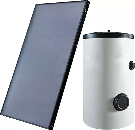 Kompletní sestava pro solární ohřev TUV, pro 1-2 osoby se zásobníkem 200 ltr. (Solární ohřev TUV, pro 1-2 osoby, zásobník 200 ltr.)