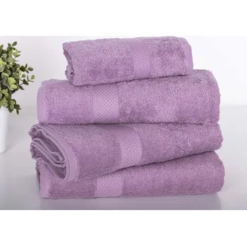 Ručník XPOSE® Froté ručník VERONA - tmavě levandulový 50x90 cm, Froté + Prodloužená možnost vrácení zboží do 50 dnů