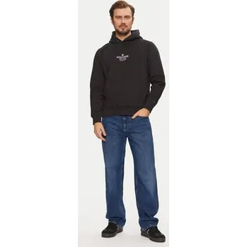 Pánské oblečení Tommy Hilfiger Mikina MW0MW39050 Černá Regular Fit XXL