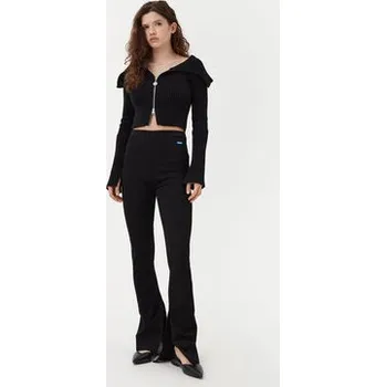 Dámský svetr HUGO Kardigan 50532257 Černá Regular Fit XL